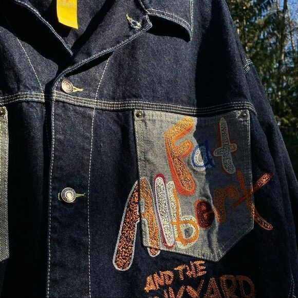FUBU Platinum Fat Albert And The Junkyard Gang Jean Jacket 2X - Picture 12 of 13